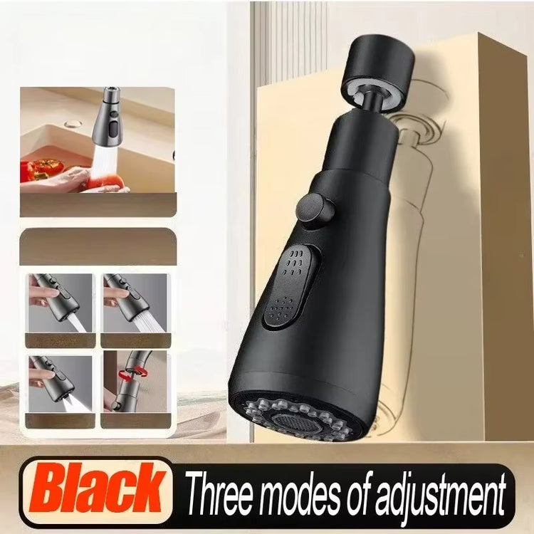 1Pc Faucet Extender Metal Alloy,Three Modes,Head Water Saver Home Extended Shower Spray Filter Kitchen Accessories