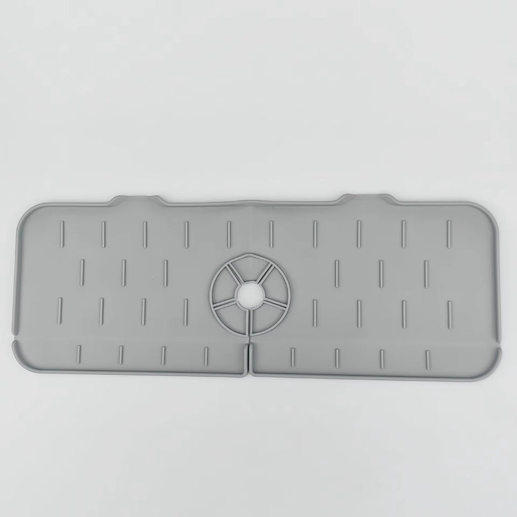 Kitchen Sink Silicone Faucet Mat Faucet Handle Drip Catcher Tray Sink Splash Guard Drain Mat Sponge Soap Holder Kitchen Gadgets