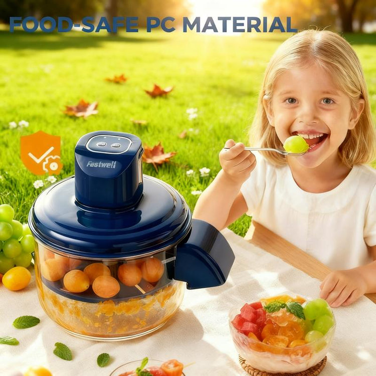 Featwell Electric Peeling Machine – Automatic Skin Peeler Remover Tool for Small Fruits,Garlic Cloves,Baby Potatoes. 20S Fast Peeling Rechargeable Wireless, Grape Garlic Cherry Tomato Peeler,Easy Clean for Home&Outdoor