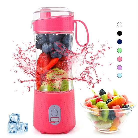 Portable Blender for Shakes and Smoothies Personal Size Single Serve Travel Fruit Juicer Mixer Cup with Rechargeable USB