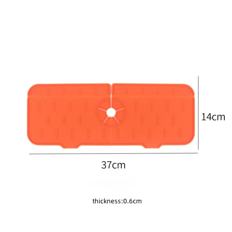 Kitchen Sink Silicone Faucet Mat Faucet Handle Drip Catcher Tray Sink Splash Guard Drain Mat Sponge Soap Holder Kitchen Gadgets