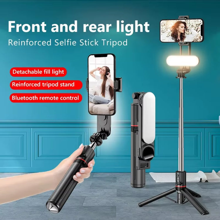 Selfie Stick Led Light Foldable Tripod with Bluetooth Wireless Monopod with Remote Shutter for Iphone IOS Xiaomi Android Phone