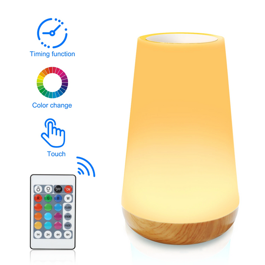 RGB Color-Changing Night Lamp (Rechargeable)